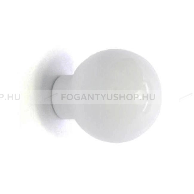 RUJZ DESIGN Gombfogantyú - 109.20 - 1 furatos - Fehér belo - Farmer szövet - Műanyag gombfogantyú, bútorgomb (szögletes, kerek)