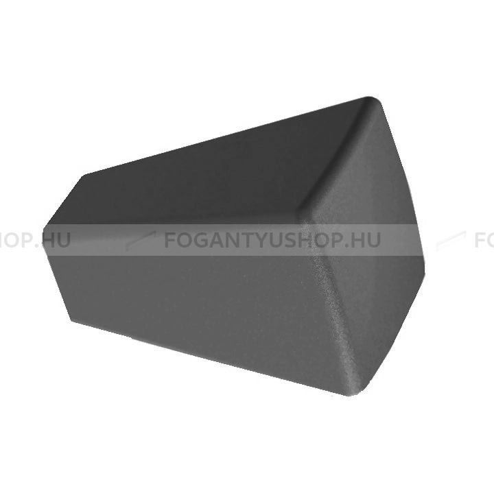 RUJZ DESIGN Gombfogantyú - 199.15L Festett - 1 furatos - Festett titán szürke TitL - Zamak fém ötvözet - Színes fém gombfogantyú, bútorgomb
