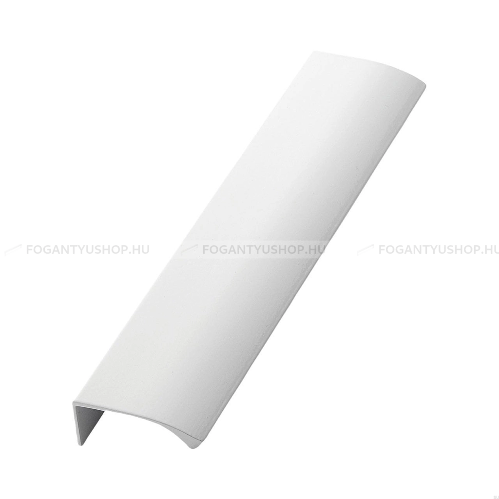 FURNIPART Bútor fogantyú - EDGE STRAIGHT - Fekete nikkel 12 - Alumínium - Bútorajtó élére ültethető fém fogantyú