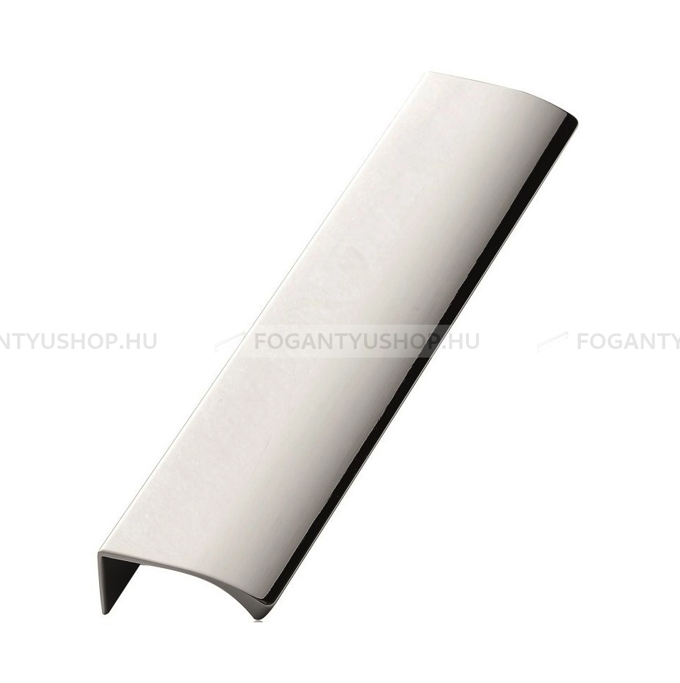 FURNIPART Bútorfogantyú - EDGE STRAIGHT - Fényes króm 08 - ABS műanyag - Bútorajtó élére ültethető fém fogantyú