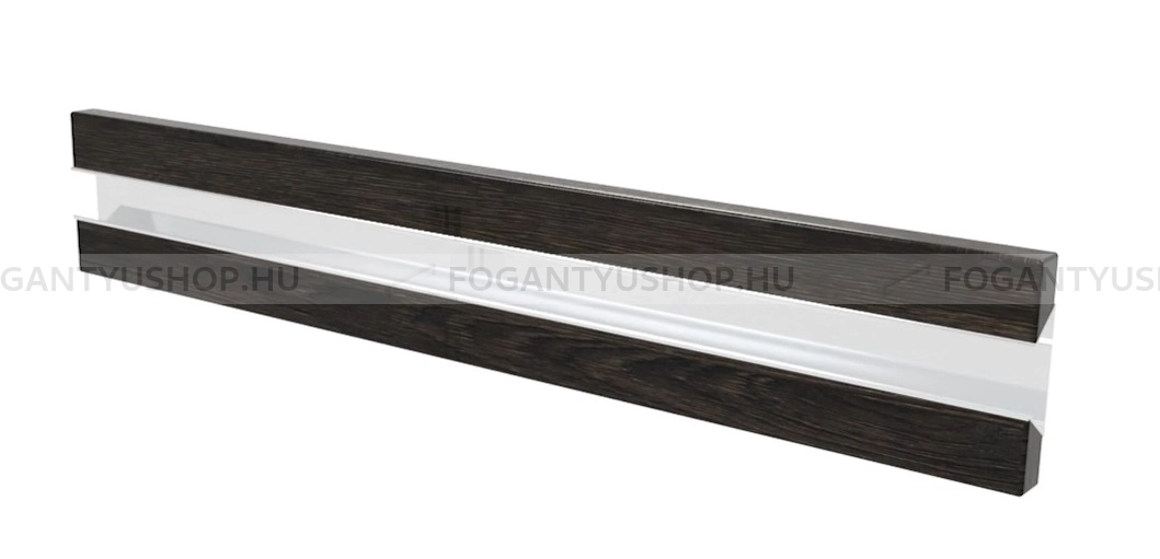 RUJZ DESIGN Fogantyú - us 2197B - Ezüst - Darabolható fém bútorfogantyú (fogantyú profil)