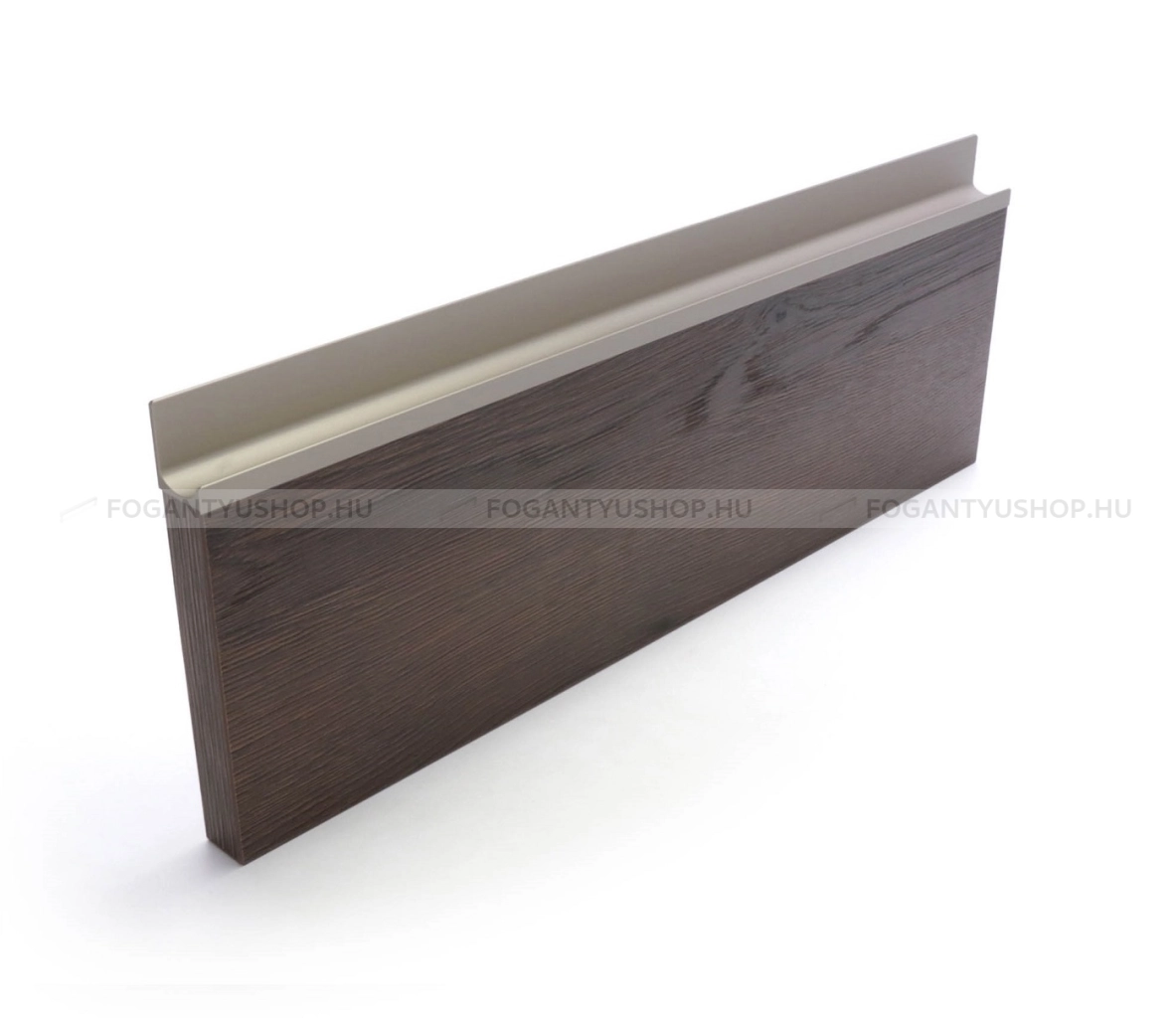 RUJZ DESIGN Bútorfogantyú - us 2198B - Ezüst Silver - ABS műanyag - Bútorajtó élébe marható, süllyeszthető fém fogantyú