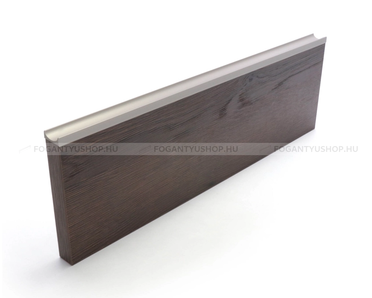 RUJZ DESIGN Fogantyú - us 2198 - Ezüst Silver - ABS műanyag - Bútorajtó élébe marható, süllyeszthető fém fogantyú