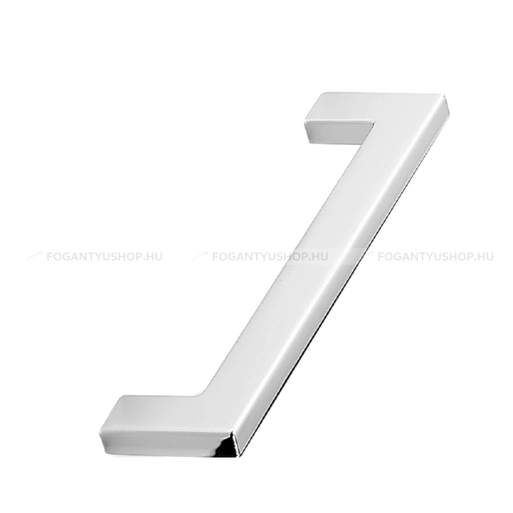 FURNIPART Bútor fogantyú - FLAT - Fényes króm 08 - Zamak fém ötvözet - Több méretben gyártott fém bútorfogantyú