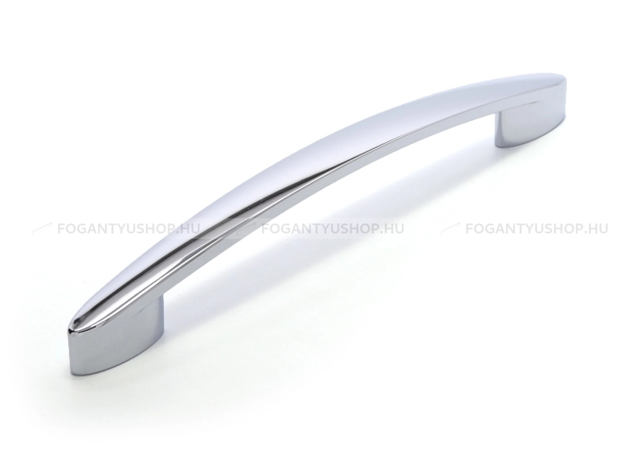 RUJZ DESIGN Bútor fogantyú - 160 360.28 - furattáv 160 mm - Fényes króm Cr - Zamak fém ötvözet - Egy méretben gyártott fém bútorfogantyú