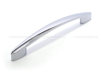 RUJZ DESIGN Bútor fogantyú - 160 mm - 360.28 - Fényes króm - Zamak fém ötvözet