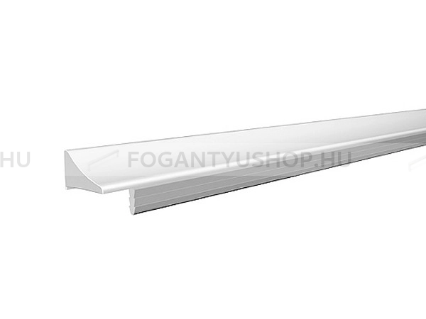 RUJZ DESIGN Bútorfogantyú - 441.19 - Alumínium MCrE - ABS műanyag - Bútorajtó élébe marható, süllyeszthető fém fogantyú
