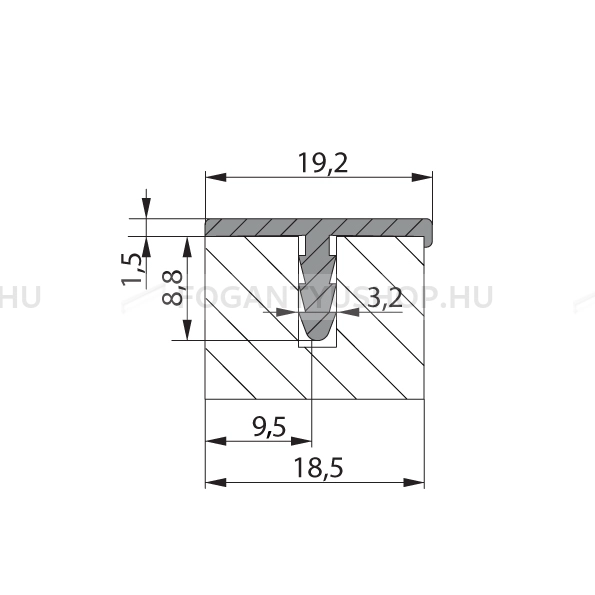 RUJZ-DESIGN-Fogantyu---442.19---Aluminium---Darabolhato-fem-butorfogantyu-(fogantyu-profil)