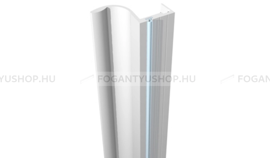 RUJZ DESIGN Bútor fogantyú - 445.25 - 1 furatos - Alumínium MCrE - Alumínium - Darabolható fém bútorfogantyú (fogantyú profil)