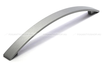 RUJZ DESIGN Bútor fogantyú - 446.24r - Ezüst inox (szálcsiszolt) - Zamak fém ötvözet