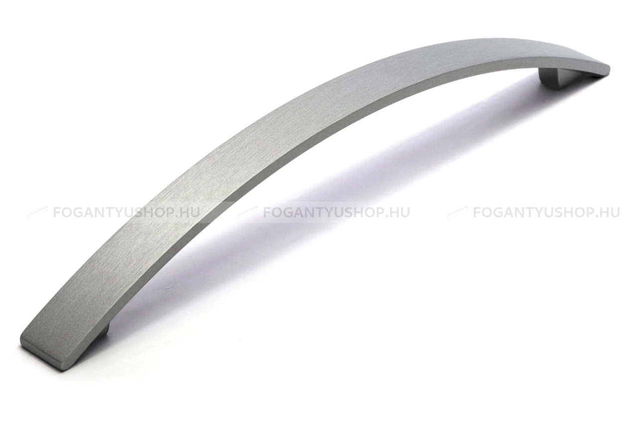 RUJZ DESIGN Fogantyú - 446.24r - Ezüst inox (szálcsiszolt) SNiL - Zamak fém ötvözet - Több méretben gyártott fém bútorfogantyú