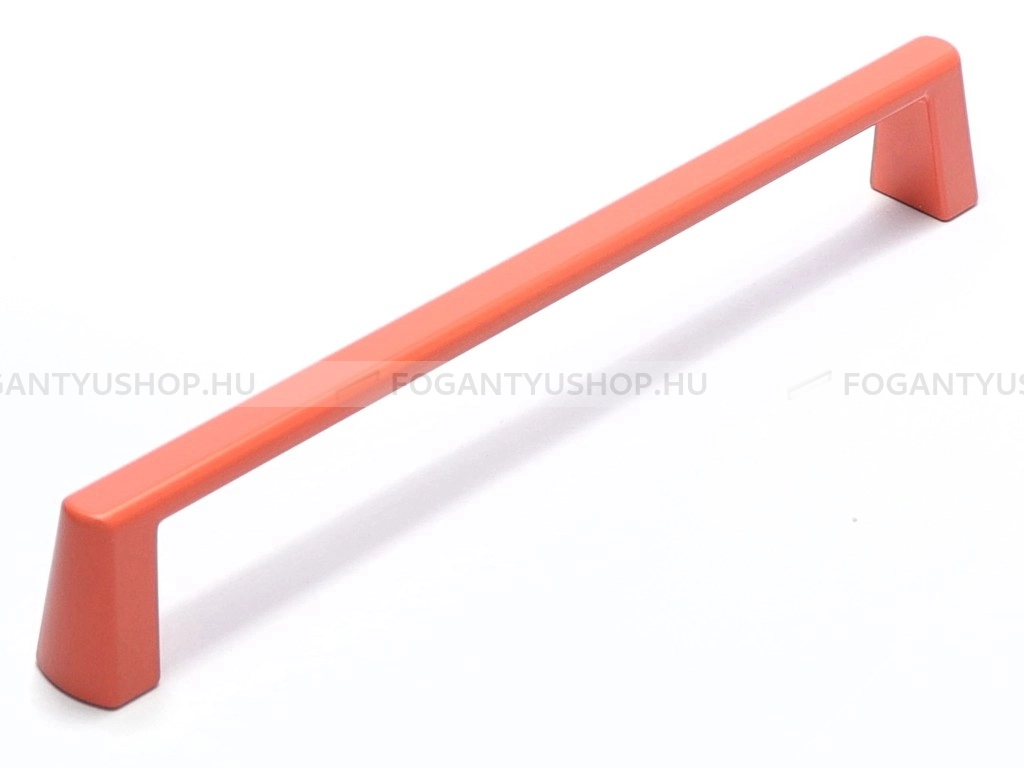 RUJZ DESIGN Fogantyú - 587.25L Narancssárga - Narancssárga oranzna1 - Zamak fém ötvözet - Több méretben gyártott színes fém bútorfogantyú