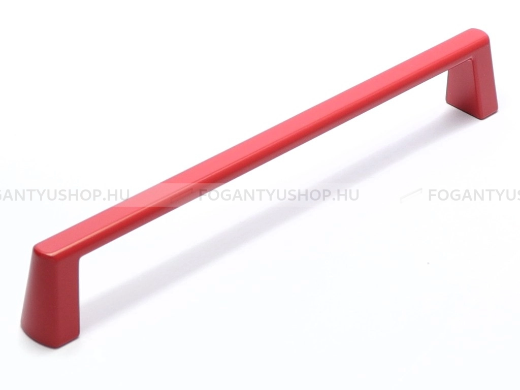 RUJZ DESIGN Fogantyú - 587.25L Piros - Piros rdeca1 410 - Zamak fém ötvözet - Több méretben gyártott színes fém bútorfogantyú