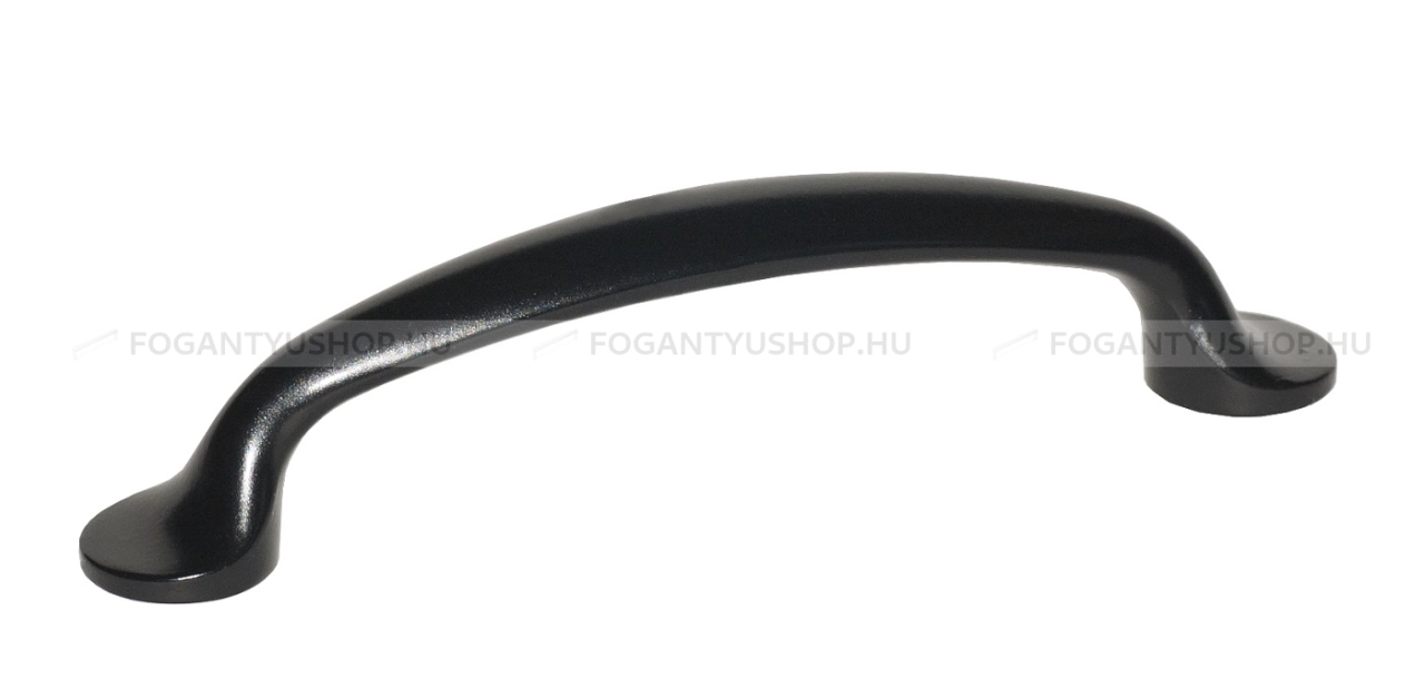 SCHWINN Bútor fogantyú - 2342 - Festett fekete BlackL - Zamak fém ötvözet - Több méretben gyártott színes fém bútorfogantyú