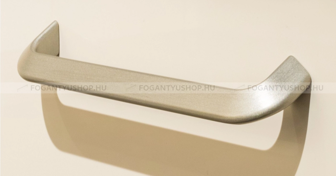 RUJZ DESIGN Fogantyú - 604.27 - Ezüst inox (szálcsiszolt) SNiL - Zamak fém ötvözet - Több méretben gyártott fém bútorfogantyú