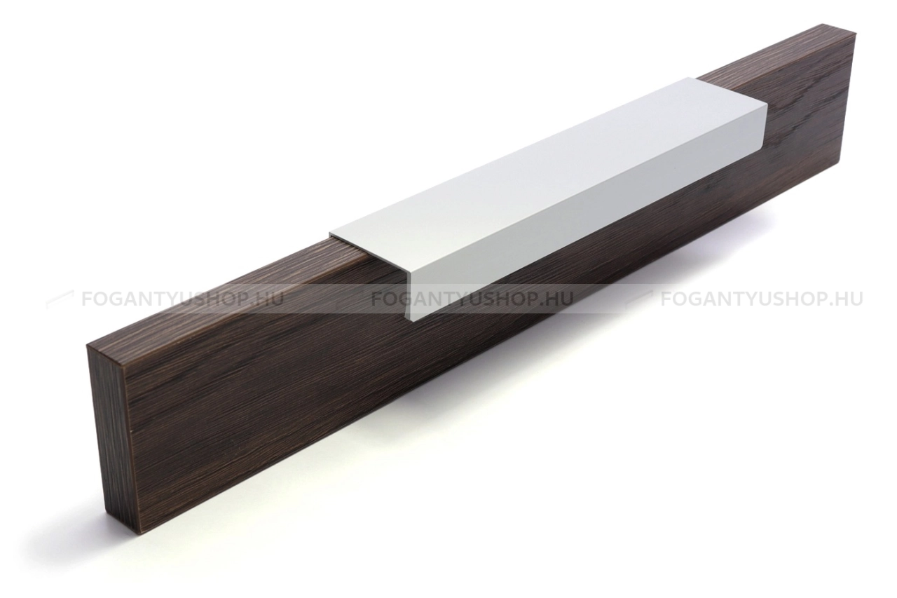 RUJZ DESIGN Bútorfogantyú - 606.40 - 1 furatos - Alumínium MCrE - ABS műanyag - Darabolható fém bútorfogantyú (fogantyú profil)