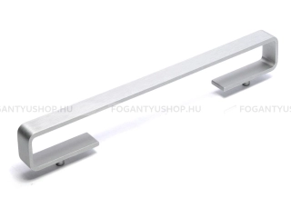 RUJZ DESIGN Bútor fogantyú - 160 mm - 618.15b - Matt króm szálcsiszolt - Alumínium
