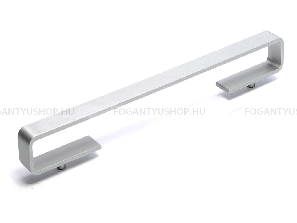 RUJZ DESIGN Fogantyú - 160 618.15b - furattáv 160 mm - Matt króm szálcsiszolt SatMCrE - Alumínium - Egy méretben gyártott fém bútorfogantyú
