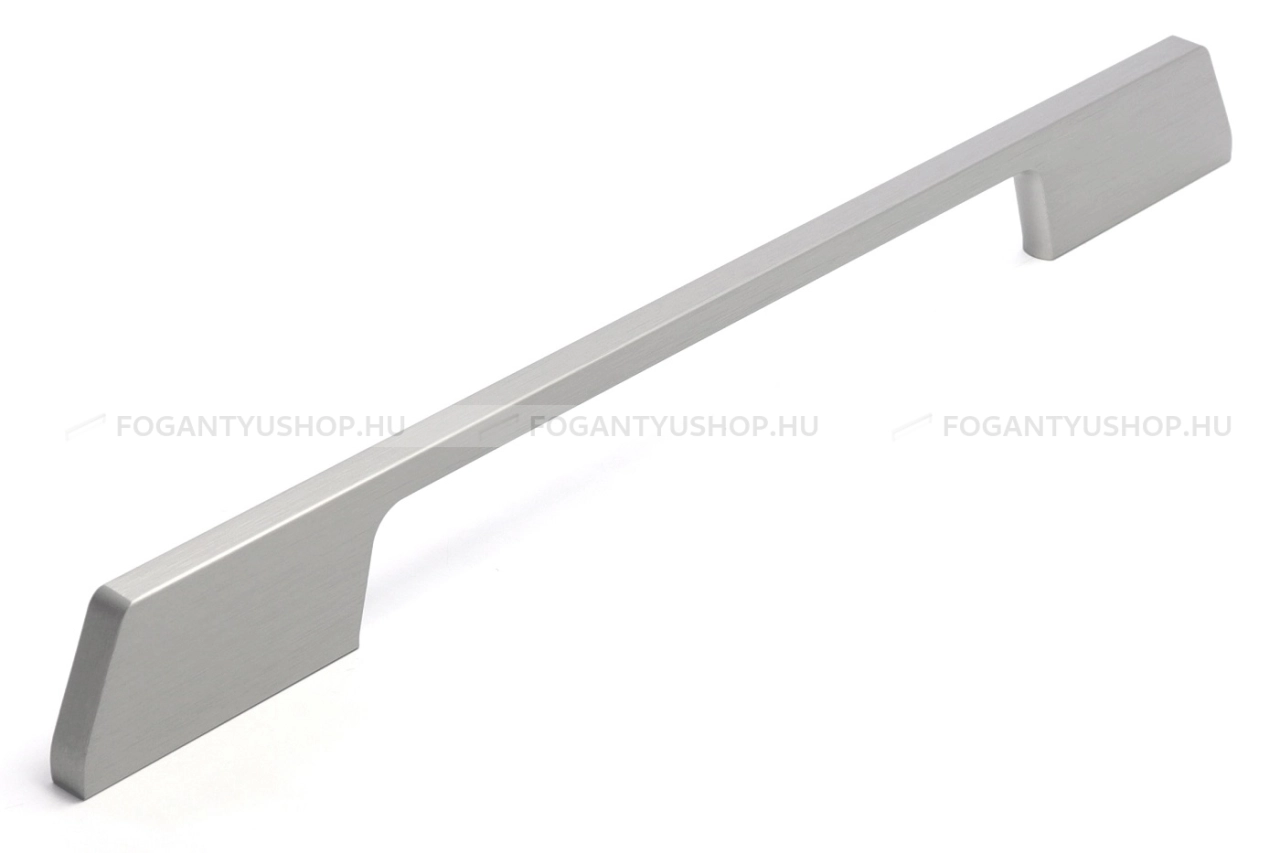 RUJZ DESIGN Bútor fogantyú - 632.27b - Szálcsiszolt nikkel NisatE - ABS műanyag - Több méretben gyártott fém bútorfogantyú