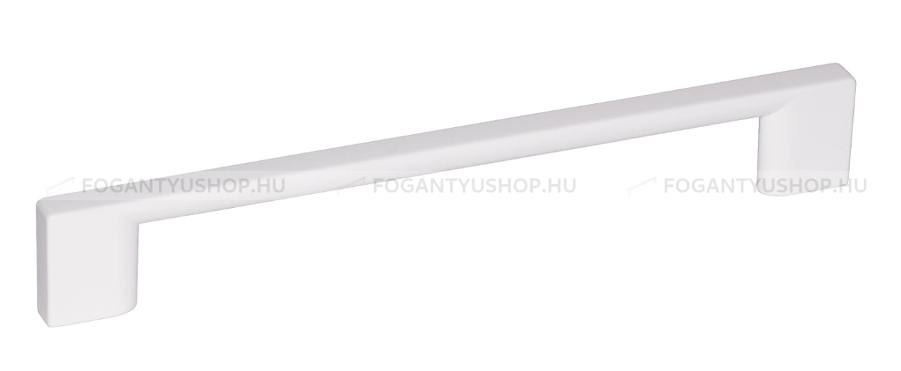 SCHWINN Fogantyú - 2576 Festett - Festett fehér WhiteL - Zamak fém ötvözet - Több méretben gyártott színes fém bútorfogantyú
