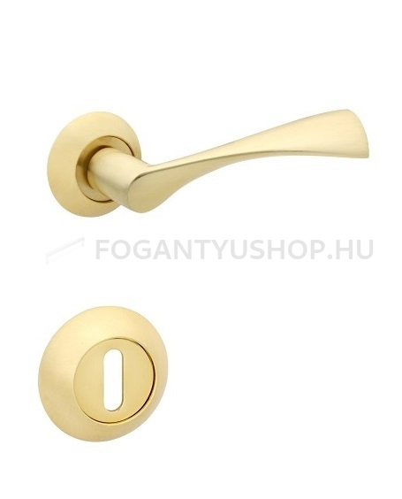BUSSARE-CLASSIC---Normal-kulcsos-korrozetta-(BB-rozetta)---Szalcsiszolt-arany-(Aluminium)