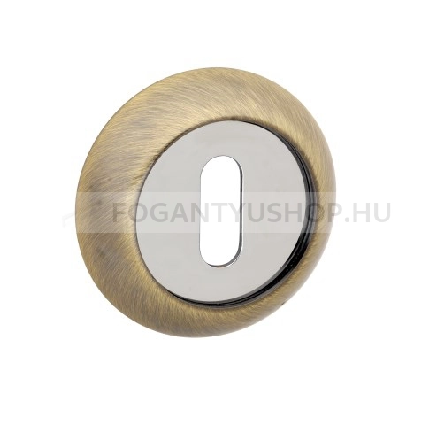 BUSSARE-COMFORT---Normal-kulcsos-korrozetta-(BB-rozetta)---Antik-bronz-(Zamak)