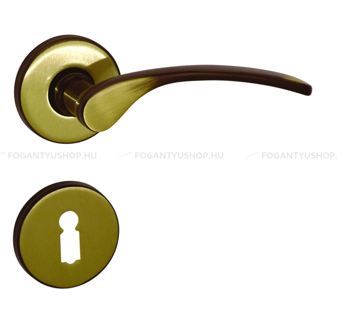 MAESTRO SOFIA - Beltéri ajtókilincs körrozettával (BB, PZ, WC) - Antik bronz (Réz)