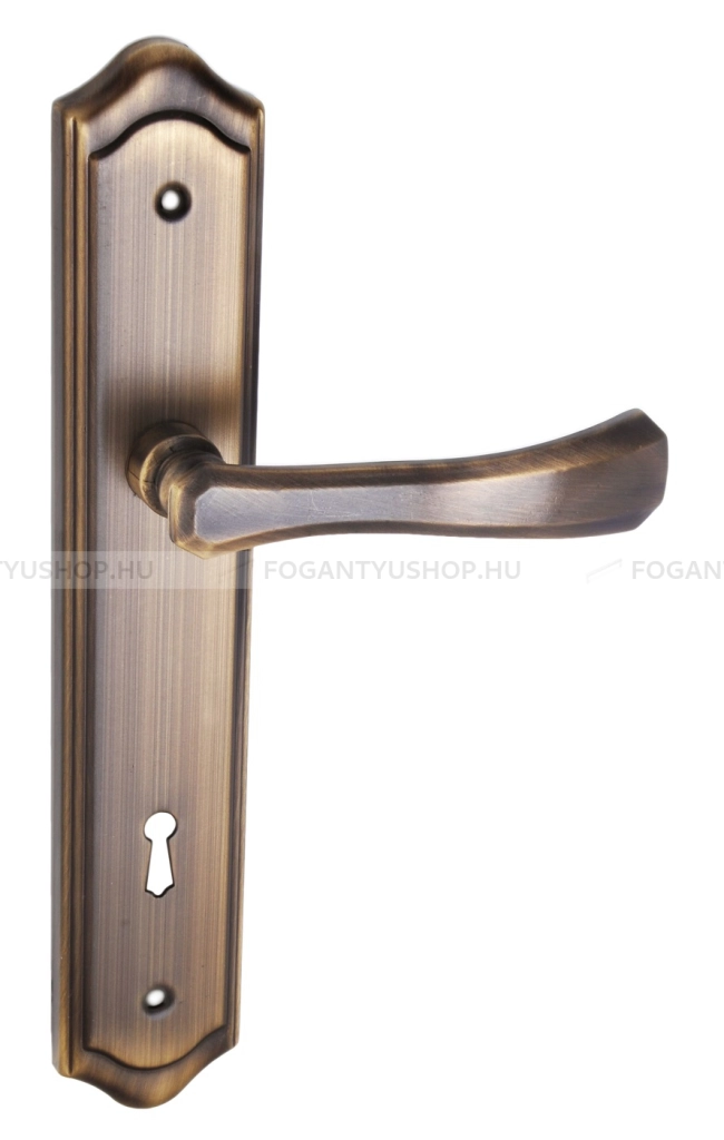 MAESTRO-RIVIERA---Hosszucimes-belteri-ajtokilincs-kilincs-zar-tav.:-55mm-(Lover-zarhoz)---Surolt-bronz-(Zamak)