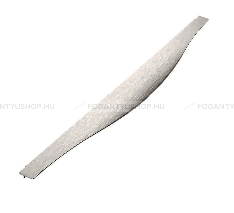 FURNIPART Fogantyú - TORRANCE - Ezüst inox (szálcsiszolt) SNiL - ABS műanyag - Bútorajtó élére ültethető fém fogantyú