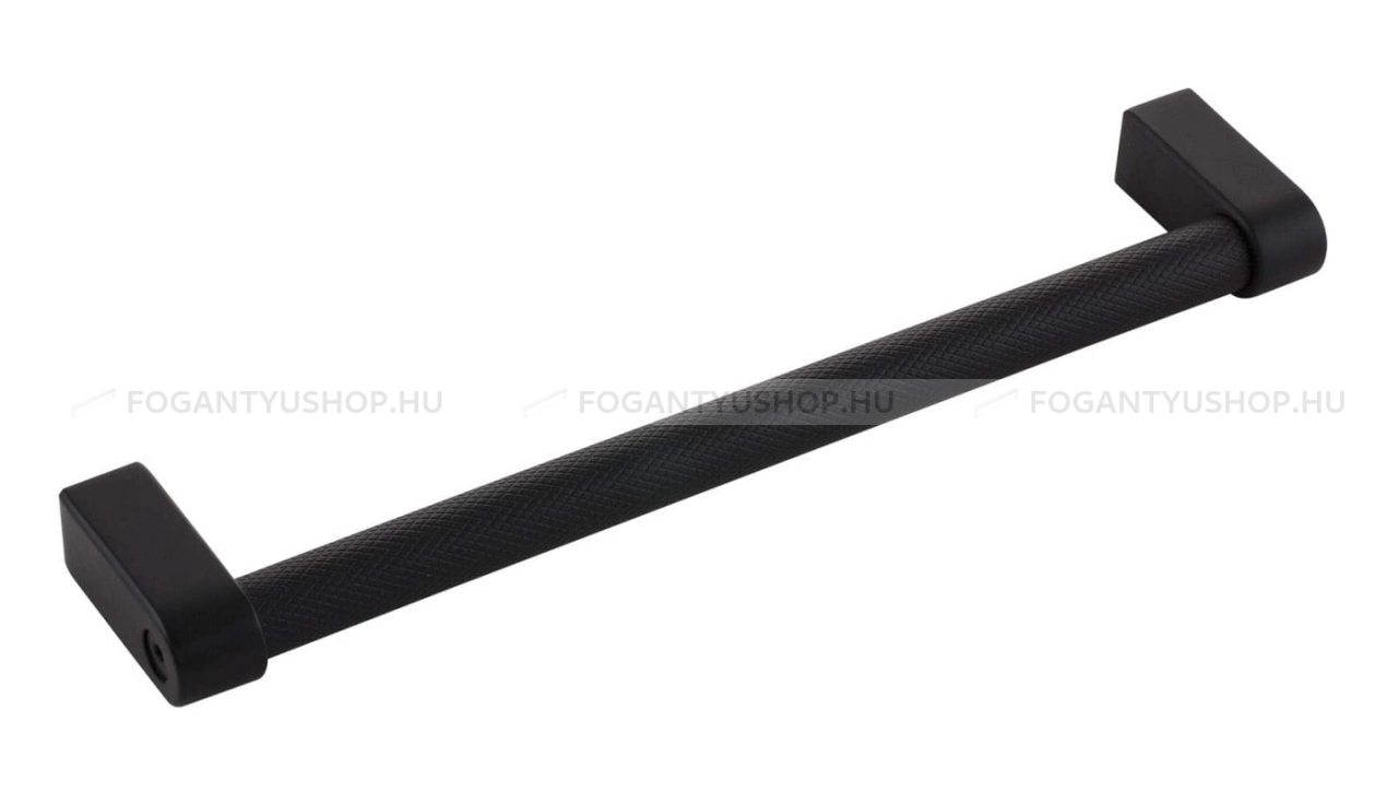 FURNIPART Bútorfogantyú - REGULAR 2 192 Üvegszálas karbon - furattáv 192 mm - Fekete 9005 - Inox - Egy méretben gyártott színes fém bútorfogantyú