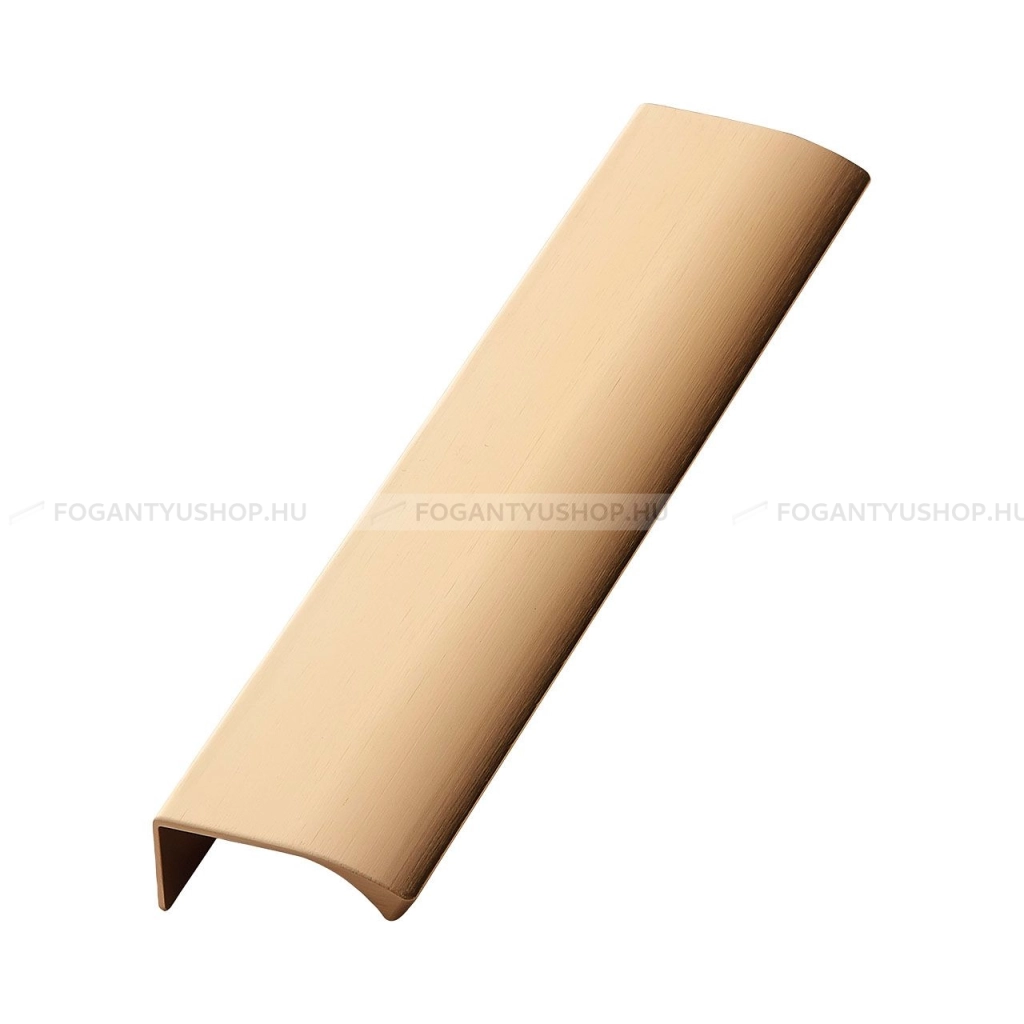 FURNIPART Fogantyú - EDGE STRAIGHT II. - Csiszolt sárgaréz 31 - ABS műanyag - Bútorajtó élére ültethető színes fém fogantyú