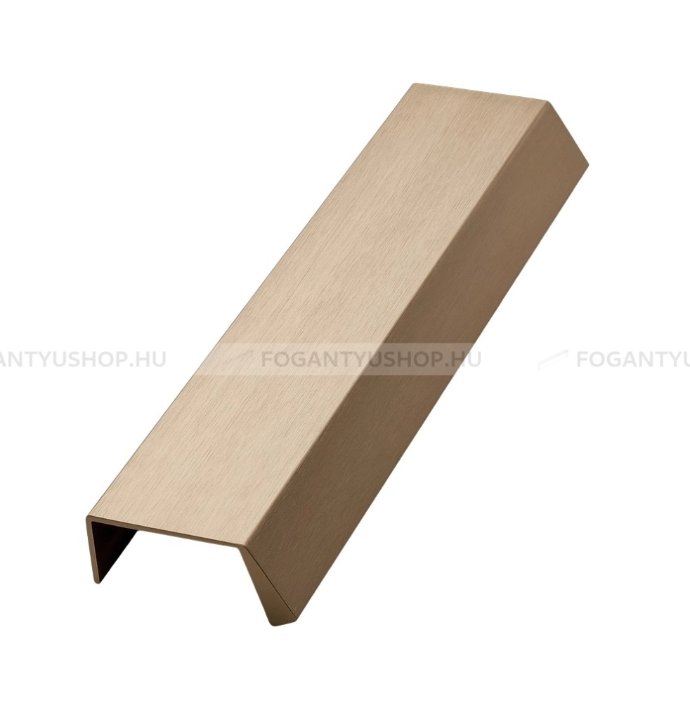 FURNIPART Bútor fogantyú - BENCH II. 31 ABS műanyag 31 ABS műanyag 31 - Csiszolt sárgaréz 31 - Alumínium - Bútorajtó élére ültethető színes fém fogantyú