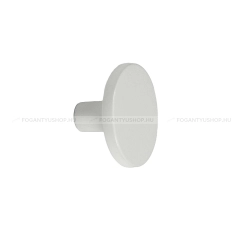 VIEFE Gomb fogantyú Gomb fogantyú COMO - 1 furatos - Festett fehér - Zamak fém ötvözet - Színes fém gombfogantyú, bútorg - 1 furatos -  - Zamak fém ötvözet