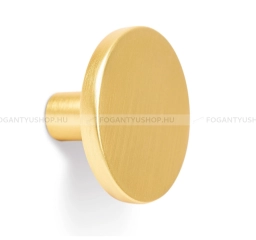 VIEFE Gomb fogantyú Gomb fogantyú COMO BIG - 1 furatos - Szálcsiszolt arany - Zamak fém ötvözet - Színes fém gombfoganty - 1 furatos -  - Zamak fém ötvözet