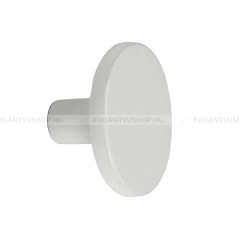 VIEFE Gomb fogantyú Gomb fogantyú COMO BIG - 1 furatos - Festett fehér - Zamak fém ötvözet - Színes fém gombfogantyú, bú - 1 furatos -  - Zamak fém ötvözet