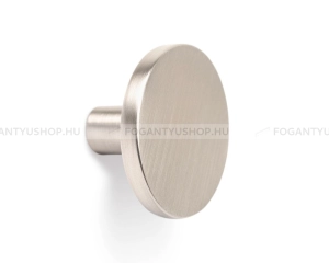 VIEFE Gomb fogantyú Gomb fogantyú COMO BIG - 1 furatos - Szálcsiszolt nikkel - Zamak fém ötvözet - Fém gombfogantyú, bút - 1 furatos -  - Zamak fém ötvözet