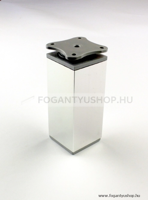 FS Állítható bútorláb - Szögletes, 10x4 cm - Alumínium