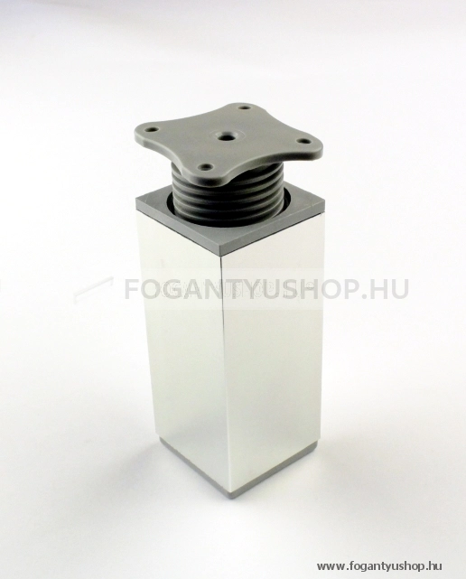 FS Szögletes 10x4 cm - Elo - Alumínium - Állítható bútorláb