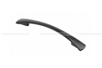 Fogantyú fém,  128mm, UZ-Z10, matt fekete