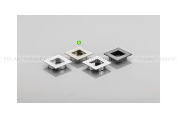 GTV Bútor fogantyú - Matt nikkel 02 - Zamak fém ötvözet - Bútorajtó felületébe marható, süllyeszthető fém fogantyú