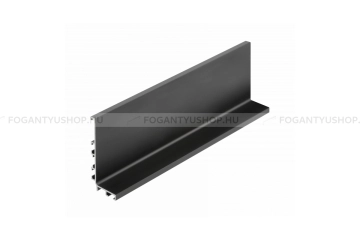 GTV Fogantyú - VELLO L - Matt fekete 20M - Alumínium - Színes alumínium darabolható GOLA profil (arany, fekete, fehér)