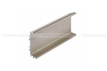 GTV Fogantyú - VELLO L - Szálcsiszolt 06 - Alumínium - Fém színű alumínium darabolható GOLA profil