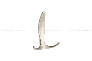 GTV Fogas - E18 - Matt nikkel 02 - Acél fém - Kombinált, kalaptartós fogas