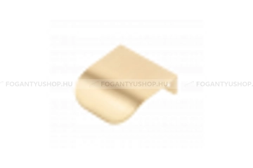 GTV Fogantyú - FIORD - Csiszolt arany 18 - Alumínium - Bútorajtó élére ültethető színes fém fogantyú