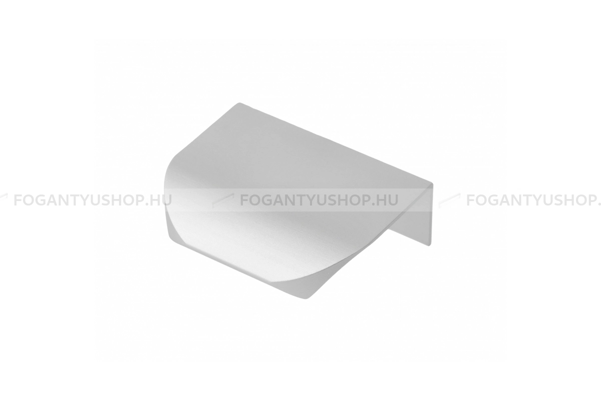 GTV Fogantyú - UA-HEXA - furattáv 32 mm - 05 Matt nikkel - Alumínium - Bútorajtó élére ültethető fém fogantyú