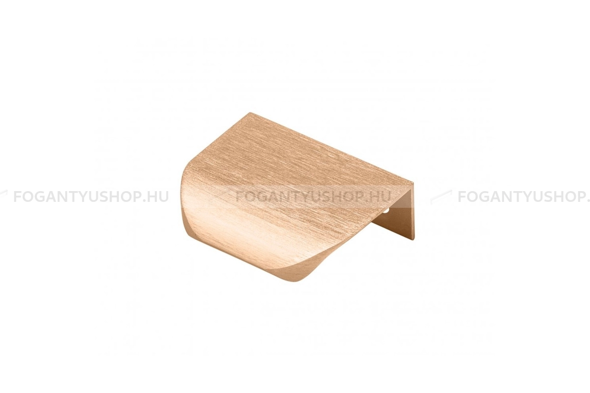GTV Bútor fogantyú - UA HEXA furattáv 32 32 furattáv 32 32 - furattáv 32 mm - Csiszolt arany 32 - Alumínium - Bútorajtó élére ültethető színes fém fogantyú