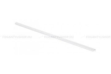 GTV Bútor fogantyú - HEXA LONG - Matt fehér 10M - Alumínium - Bútorajtó élére ültethető színes fém fogantyú - Több méretben elérhető