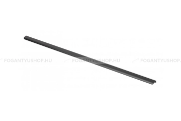 GTV Bútor fogantyú - HEXA LONG - Matt fekete 20M - Alumínium - Bútorajtó élére ültethető színes fém fogantyú - Több méretben elérhető