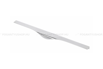 GTV Bútorfogantyú - PICADO 496 - Króm 01 - Alumínium - Bútorajtó élére ültethető fém fogantyú - Több méretben elérhető