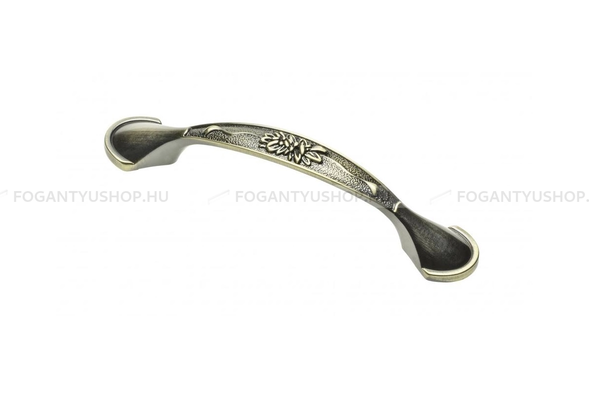 GTV Fogantyú - ARDEA - Antik bronz 09 - Acél fém - Klasszikus, vintage, antik fém bútorfogantyú